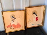 Pair of Framed Asian Art