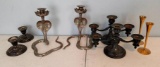 Vintage Candle Holders, Figural Cobra Holders