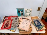 Vintage Song Books and Sheet Music