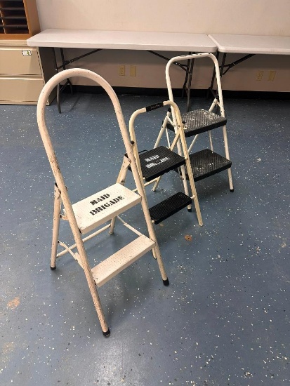 Lot of 3 Step Stools