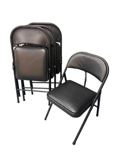 Four Folding Chairs