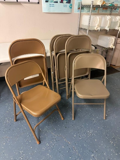 Six Folding Chairs