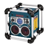 Bosch PB10-CD Construction Jobsite Radio, Power Hub, Runs of AC or Bosch Batteries