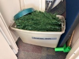 Christmas Tree and Base, Artificial in Tote