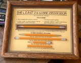 The LEAD 2.5 Word Processor - Framed Pencil Display