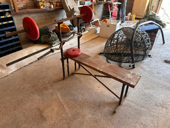 Old Shop-Made Workout Bench