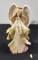 Porcelain Angel w/ Broken Hand w/ Scripture Lue 2:10-11