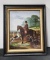 W.H. Knight 1890 Framed Mr. Gilpin On His Favorite Hack With Greyhounds William Henry Knight 37x32