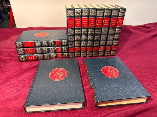 13 Volume Set of Nobel Prize Library Books c. 1971