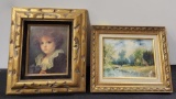 Framed Print and Painting, A. Peterson