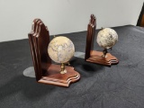 Classic Globe Bookends