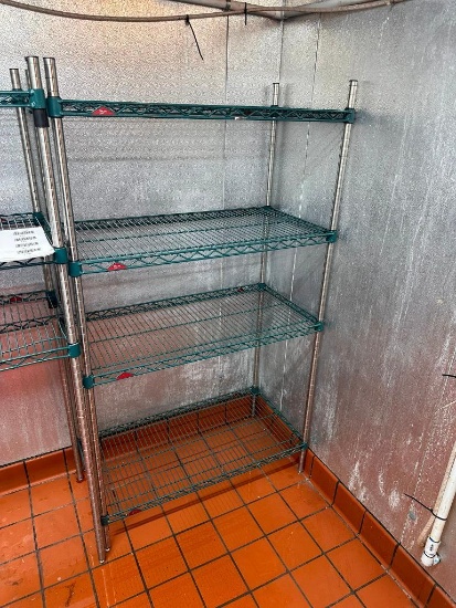 Metro Green Epoxy Commercial Shelving Unit (Cooler Rack) 36in x 18in x 63in