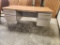 High-Quality Desk, Metal w/ Laminate Top 60in x 30in, 5 Drawers
