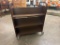 Mobile 2-Sided Metal Bookshelf
