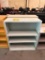 Two Metal Bookshelves