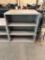 Two Metal Bookshelves