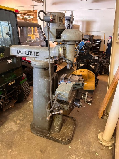U.S. Burke Machine Tool Co. MillRite Mill Model M V N SN: 67964