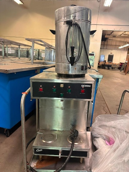 Curtis Gemini GEM-12 Coffee Brewer, 230v w/ Other Coffee Maker, Untested
