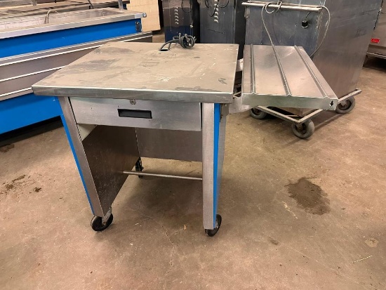 Delfield Shelleyglas NSF Model: Custom KCS Cashiers Counter w/ Electrical Outlet