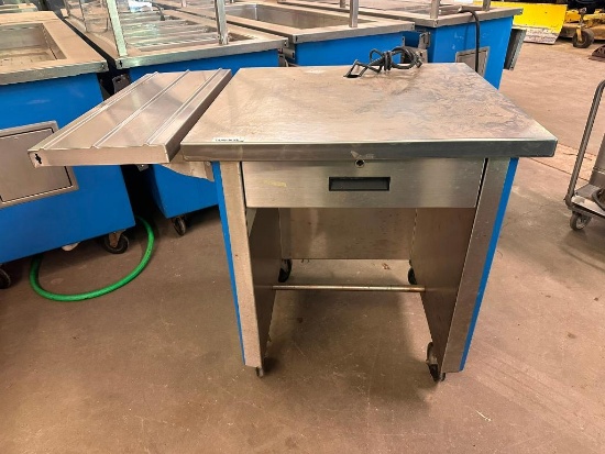 Delfield Shelleyglas NSF Model: Custom KCS Cashiers Counter w/ Electrical Outlet