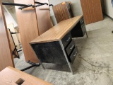 High-Quality Desk, Metal w/ Laminate Top 60in x 30in, 5 Drawers