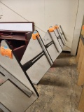 Lot of 4, Trapezoid Laminate Top Tables, 58in x 26in