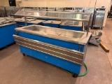 Delfield Shelleyglas NSF Custom KCI-74-NU Ice Pan Serving Counter, Mobile Salad Bar