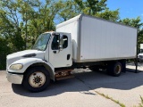 2010 Freightliner M2 106 Medium Duty 18ft Box Truck, w/ Lift,126,691 Miles VIN # 1FVACXDUXADAR4889