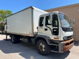 2007 Isuzu FTR Diesel Box Truck w/ Lift, 166,320 Miles, VIN # 4GTL7F1377F700320