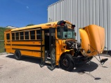 (2) Two Non-Running, Damaged School Buses, 2015 & 2010, Visit Preview for Inspection
