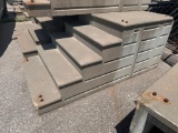 5-Step Concrete Stairs w/ Wrought Iron Railing, American Concrete Products, Unit Steps
