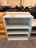 Two Metal Bookshelves