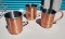 3 Qty. Copper Moscow Mule Mugs