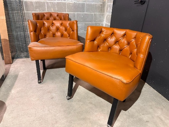 3 Nice Lounge Chairs (All Missing Some Casters)