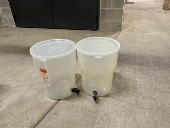 2 Drink Dispensers w/ Lids, No Stands