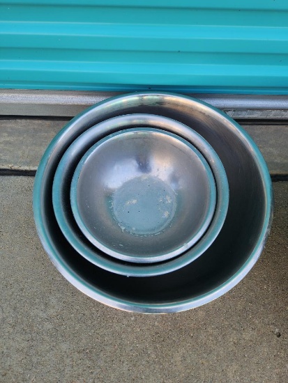 3 Qty. Stainless Steel Mixing Bowls