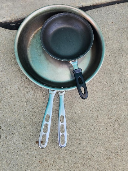 Vollrath12in No. 69212 & 7in No. 69107 Fry Pans, and Smaller Fry Pan