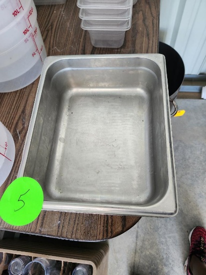 5 Qty. Full-Size Vollrath Steam Pans