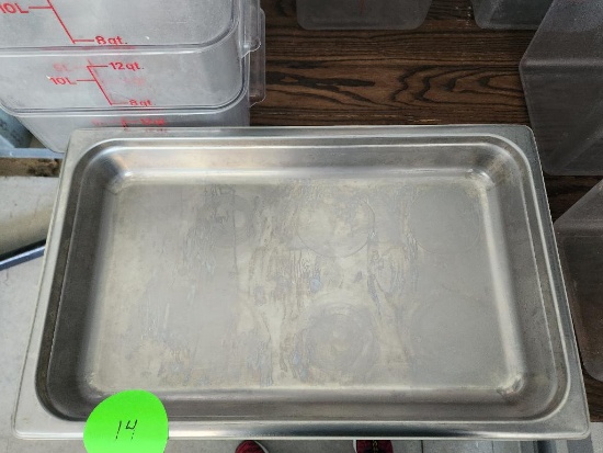 10 Qty. - Full-Size Steam Pans, 2.5in Deep, Superior 4329082