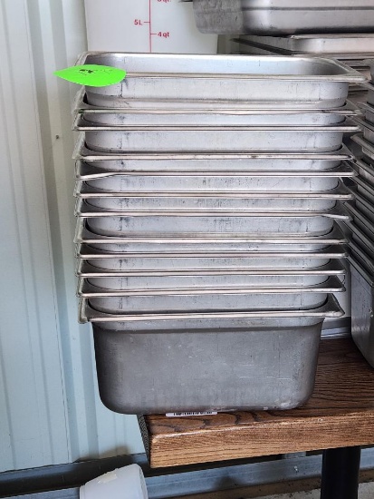 12 Qty. - 1/3 Size, 6in Deep Steam Pans