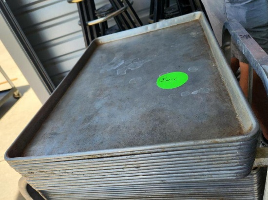 12 Qty. - Full-Size NSF Aluminum Sheet Pans