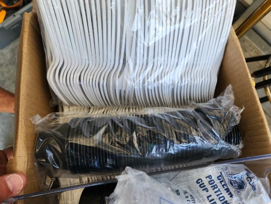 Large Selection of Disposable Forks, Portion Cups and Lids