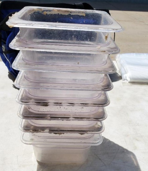 8 Qty. - 1.62 Quart Food Containers, No Lids