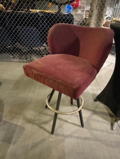 6 Qty. Swivel Padded Bar Stools