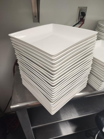 24 Qty. 10in Square Plates, Syracuse Slenda Royal Rideau No. 917