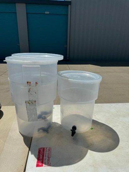 3 Qty. Drink Dispensers w/ Lids