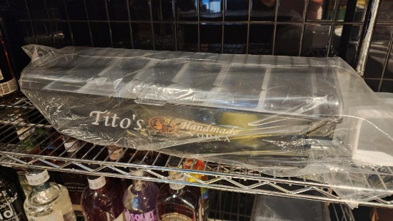 NIB Tito's Vodka 6-Compartment Cocktail Garnish Tray