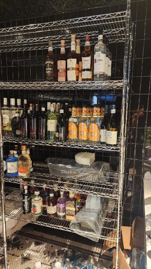 NSF 5-Shelf Advance Tabco Chrome Shelving Unit 5' W x 18" D x 7' T (Contents NOT Included)