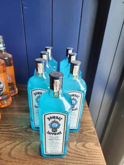 3 Bottles of Bombay Sapphire 1L