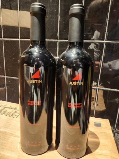 2 Bottles of Justin Cabernet Sauvignon 750ml